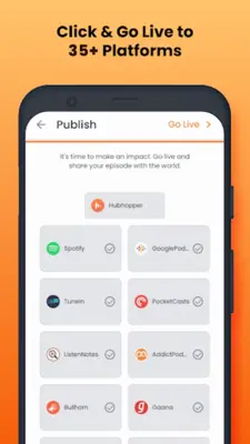 Hubhopper - Start your podcast android App screenshot 2